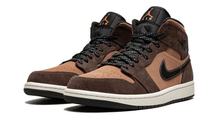 Air Jordan 1 Mid Earthy Brown - DC7248-200