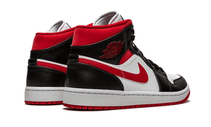 air jordan 1 mid black university red