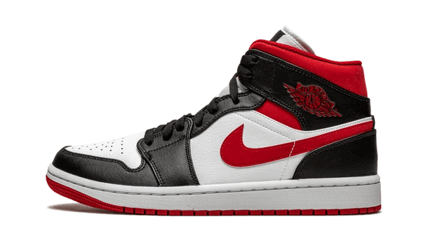 jordan air 1 mid red and white