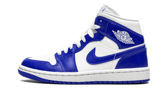 nike air jordan 1 mid blue and white