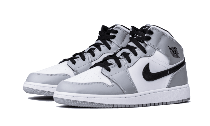 Jordan Air Jordan 1 Mid GS - Light Smoke Grey  - 37,5 EUR · US 5 Y - 554725-092