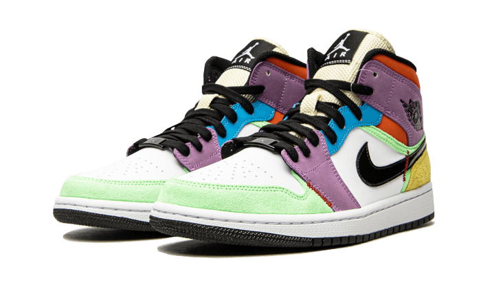 air jordan 1 mid se multicolor lightbulb