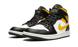 air jordan 1 mid white pollen black release date