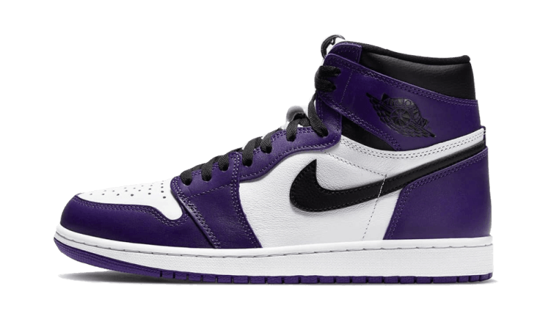 “purple and white jordans “