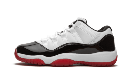 red and white jordan 11 low