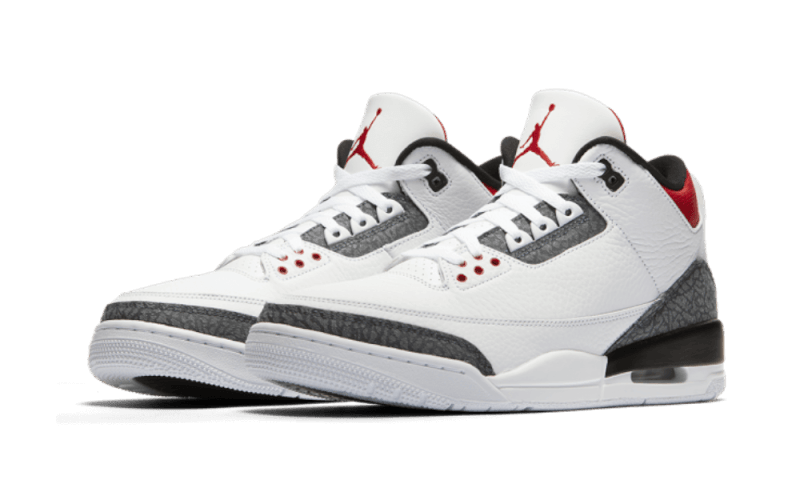 air jordan 3 retro se white fire red black