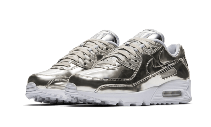 Nike Air Max 90 Metallic Silver 2020 (W) - CQ6639-001