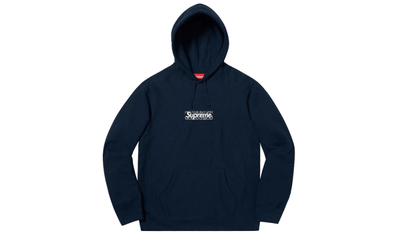 Supreme, Shirts, Supreme Red Bandana Box Logo Hoodie