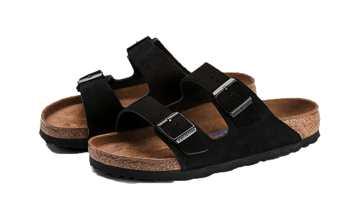 Birkenstock Arizona Suede Soft Footbed Sandal