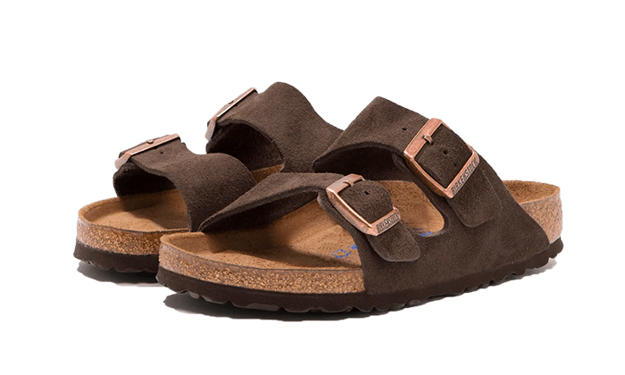 Birkenstock, Shoes, Womens Birkenstock Arizona Suede Mocha Sandals