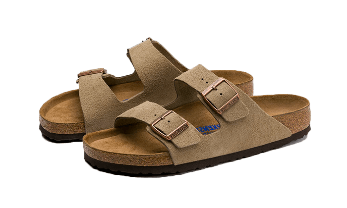 Birkenstock Arizona Suede Taupe Sandals