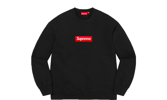 supreme box logo crewneck black L-