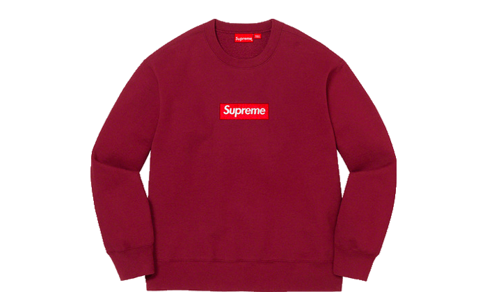 Supreme Box Logo Crewneck Cardinal - 48h Entregas