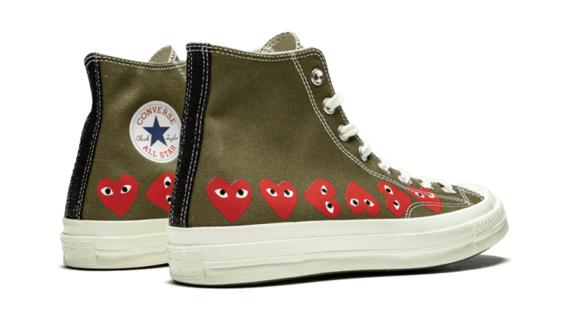 Converse 70s Hi Comme des Garçons PLAY Green