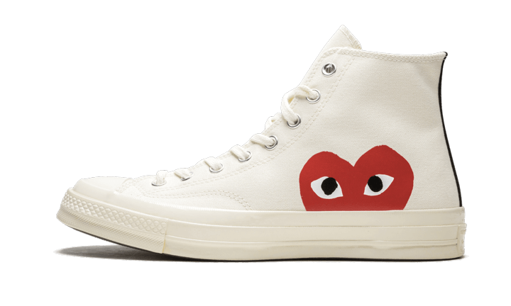 overhemd activering schedel Converse Chuck Taylor All-Star 70s Hi Comme des Garçons PLAY White