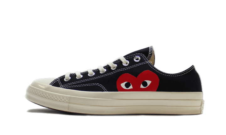 comme de garcon sneakers black