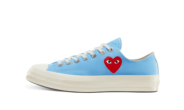 light blue comme des garcons shoes