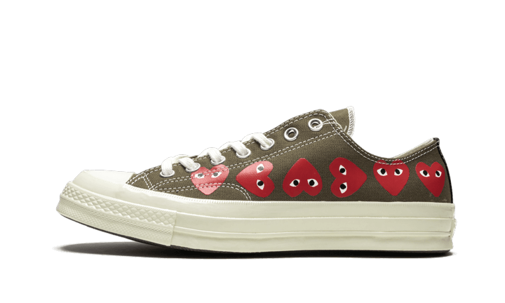 Converse Chuck Taylor All-Star 70s Ox Comme des PLAY Multi Heart Green