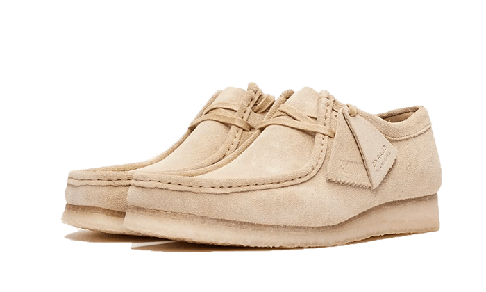 Clarks Originals Beige Suede Wallabee Moccasins - 26155515