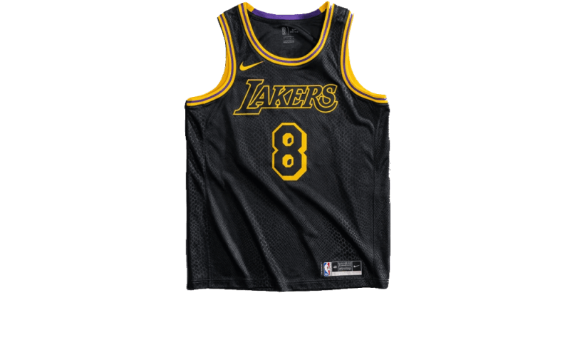 Los Angeles Lakers Kobe Bryant Black Mamba City Jersey