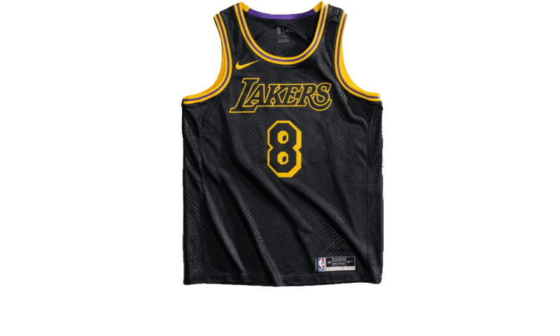 Darse prisa Mucho bien bueno Lo anterior Nike Los Angeles Lakers Kobe Bryant Black Mamba City Jersey