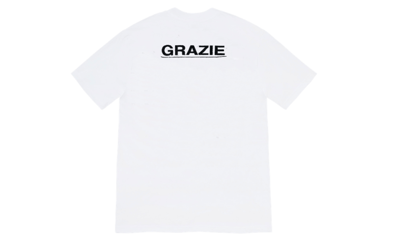 logo tee white