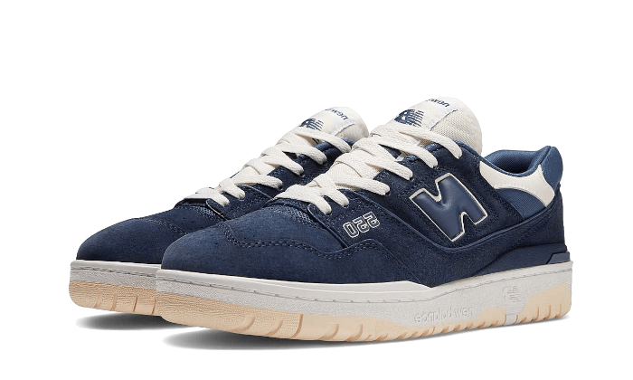 New Balance Herren BB550 in Blau/Weiß, Leather - BB550SLA