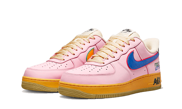 Nike Air Force 1 '07 (Pink Foam /Hyper Royal-University Red) - DX2667-600