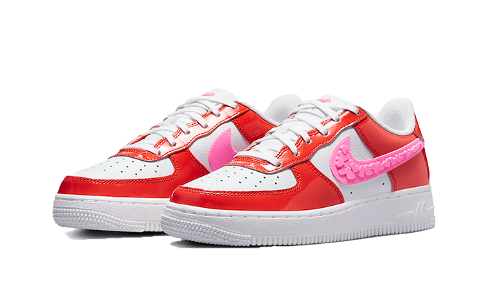 Nike Air Force 1 LV8 Older Kids' Shoes - Red - FD1031-600