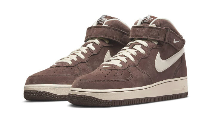 Buty męskie Nike Air Force 1 Mid '07 QS - Brązowy - DM0107-200