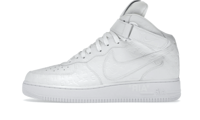 Nike, Louis Vuitton Louis Vuitton X Nike Air Force 1 Mid White