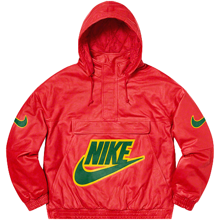 supreme x nike leather anorak