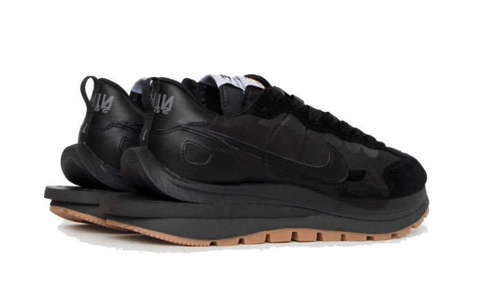 Nike Sacai x Vaporwaffle Nylon Black Marathon Running Shoes/Sneakers DD1875-001 - DD1875-001