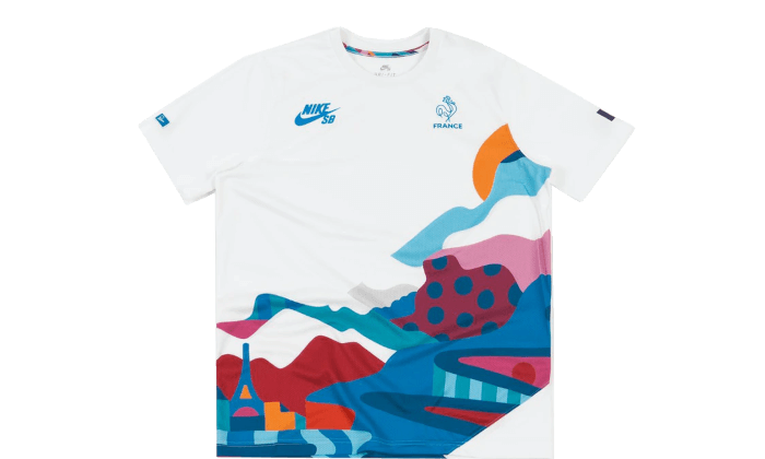 Evaporar Joseph Banks Contratista Camiseta Nike SB Parra France Federation Kit Crew