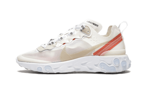 nike react element 87 sail light bone on feet