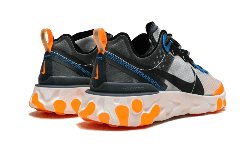 Pebish Dónde Contradecir Nike React Element 87 Thunder Blue Orange