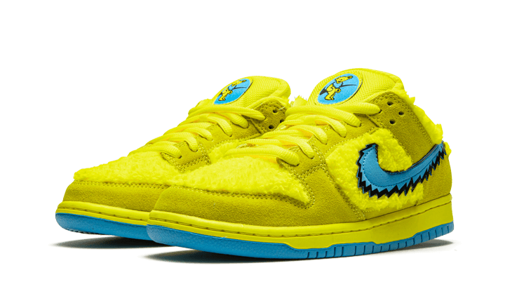 Nike SB Dunk Low Grateful Dead Bears Opti Yellow - CJ5378-700
