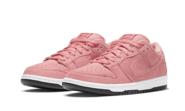 pink suede nike dunks