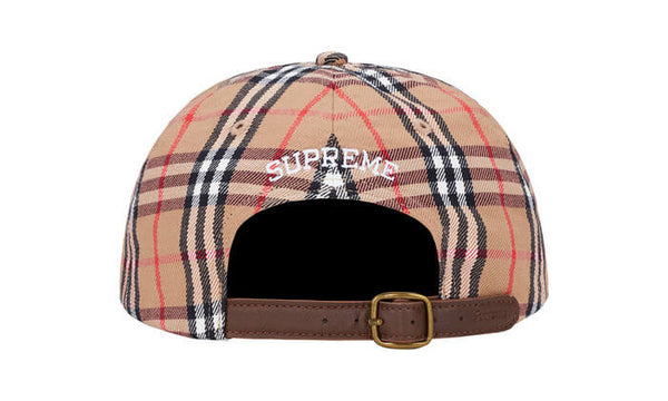 Supreme Burberry Hat Cream