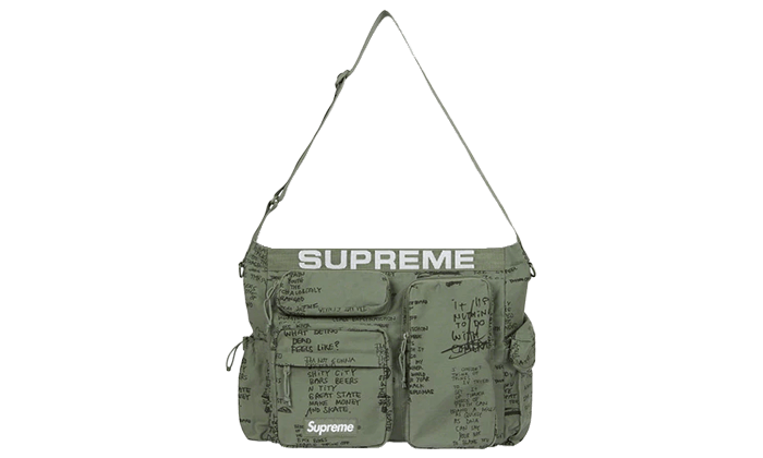 Supreme® Field Messenger Bag Olive Gonz