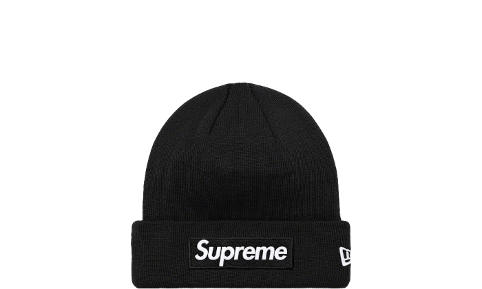 New Era Box Logo Beanie Black