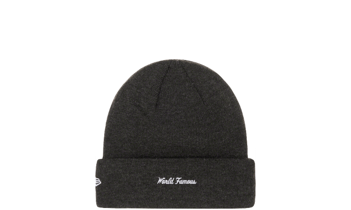 supreme new era black beanie