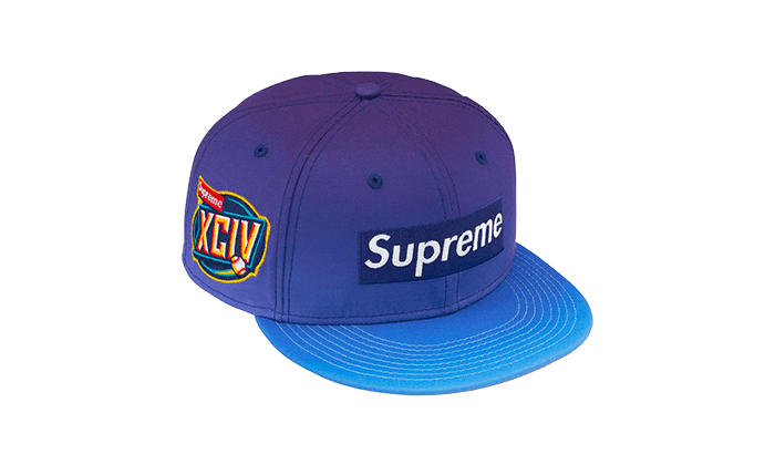 New Era x Supreme Box Logo Beanie - Blue Hats, Accessories