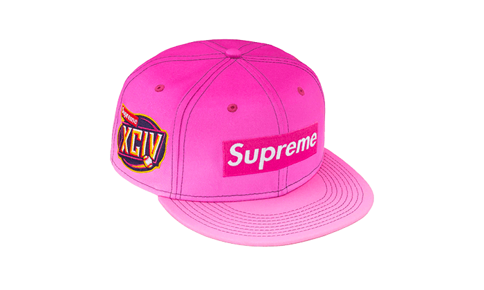 supreme newera gradient box logo pink