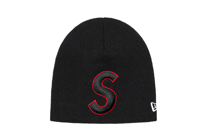 Black Supreme Beanie Hat
