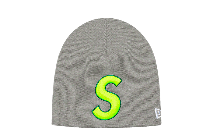 New Era® S Logo Beanie Grey