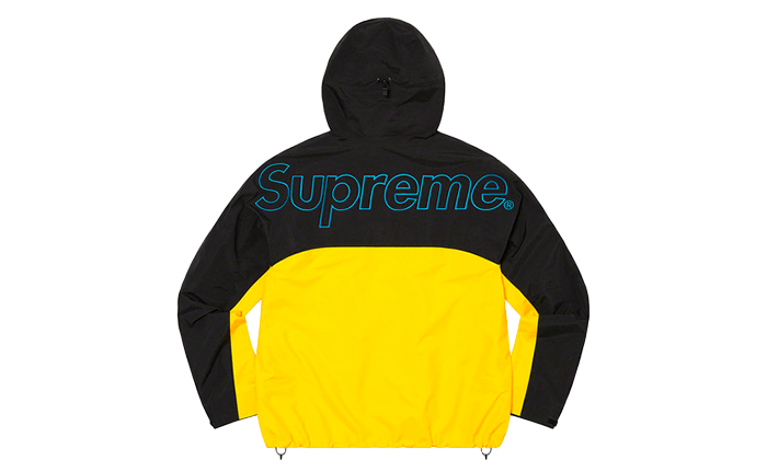 yellow supreme north face jacket