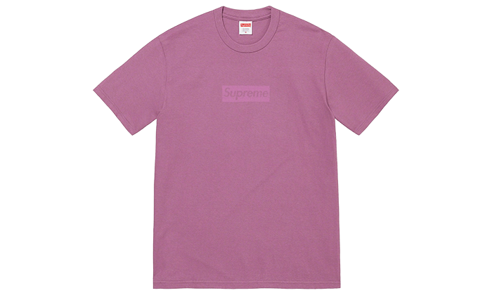 Tonal Box Logo Tee Dusty Purple