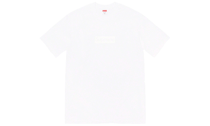 Tonal Box Logo Tee White