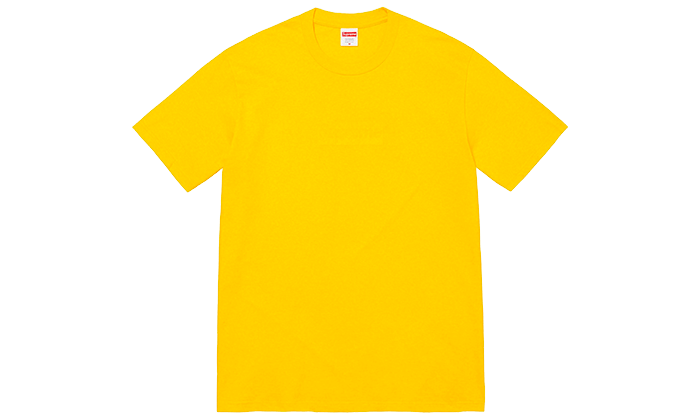 Supreme Tonal Box Logo Tee Yellow